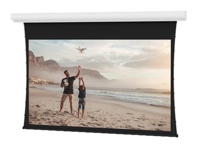 Da-Lite Tensioned Contour Electrol Series Projection Screen - Wall or Ceiling Mounted Electric Screen - 137in Screen