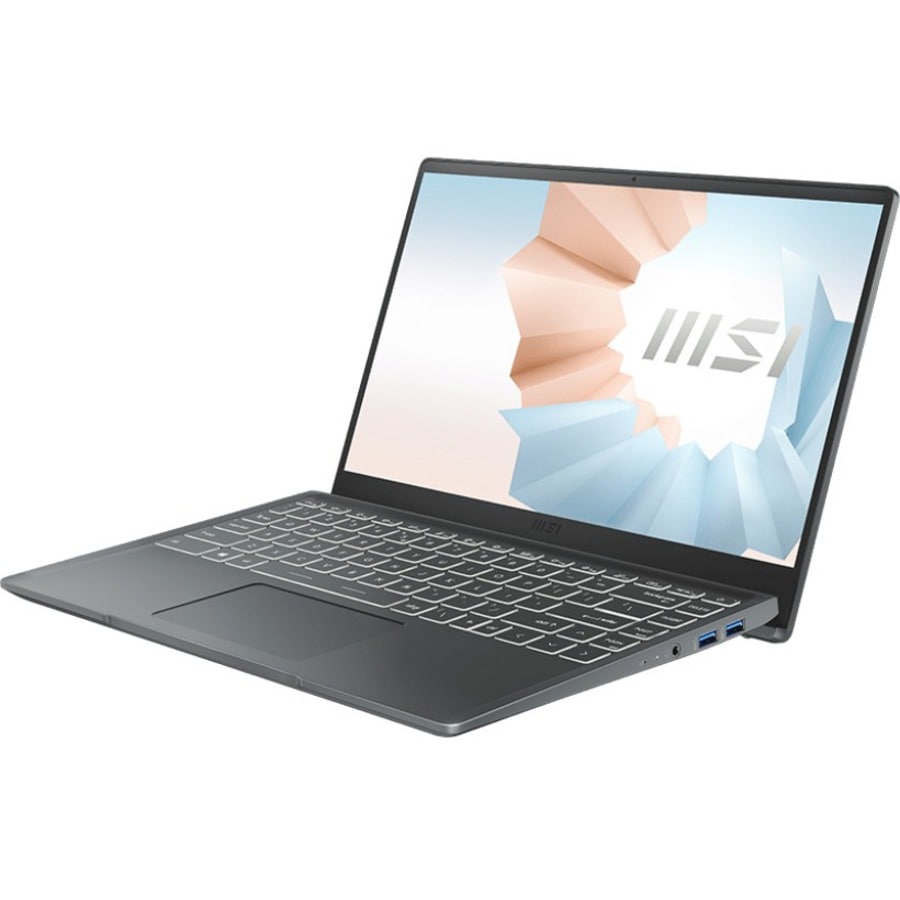MSI Modern 14 B11S Modern 14 B11MOU-1024 14" Rugged Notebook - Full HD - 1920 x 1080 - Intel Core i5 11th Gen i5-1155G7