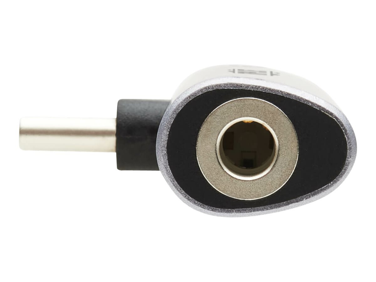 Thumbnail 6 of 9 for Eaton Tripp Lite Series USB-C to 3.5 mm Headphone Jack Adapter for Hi-Res Stereo Audio PD 3.0 and QC 2.0 Charging Silver