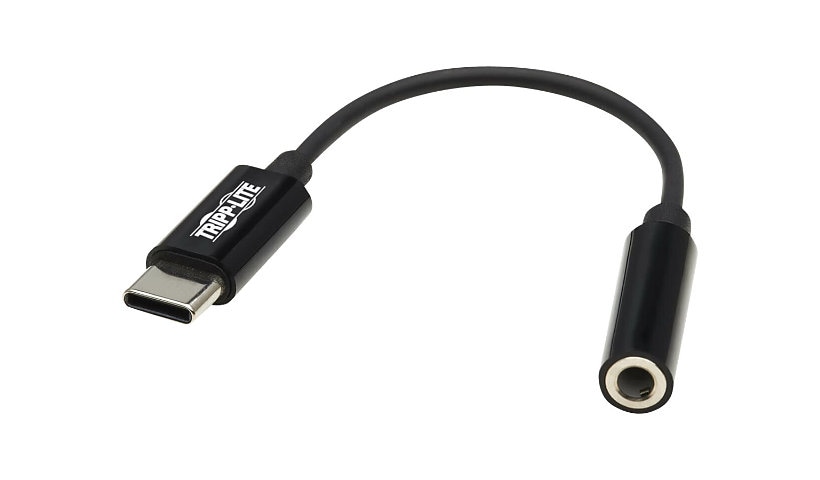 Tripp Lite USB-C to 3.5 mm Headphone Jack Adapter - USB-C to headphone jack adapter - audio / USB - 10.7 in