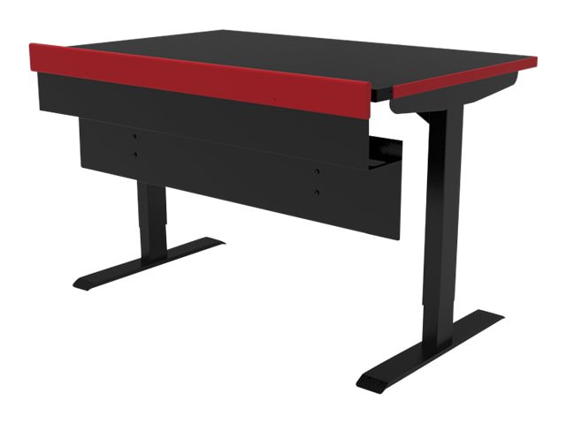 Spectrum Esports Evolution - sit/standing desk - for special needs - rectangular - matte black