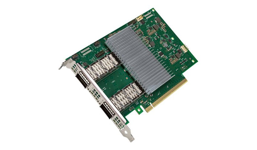 Intel E810-2CQDA2 - network adapter - PCIe 4.0 x16 - QSFP28 x 2