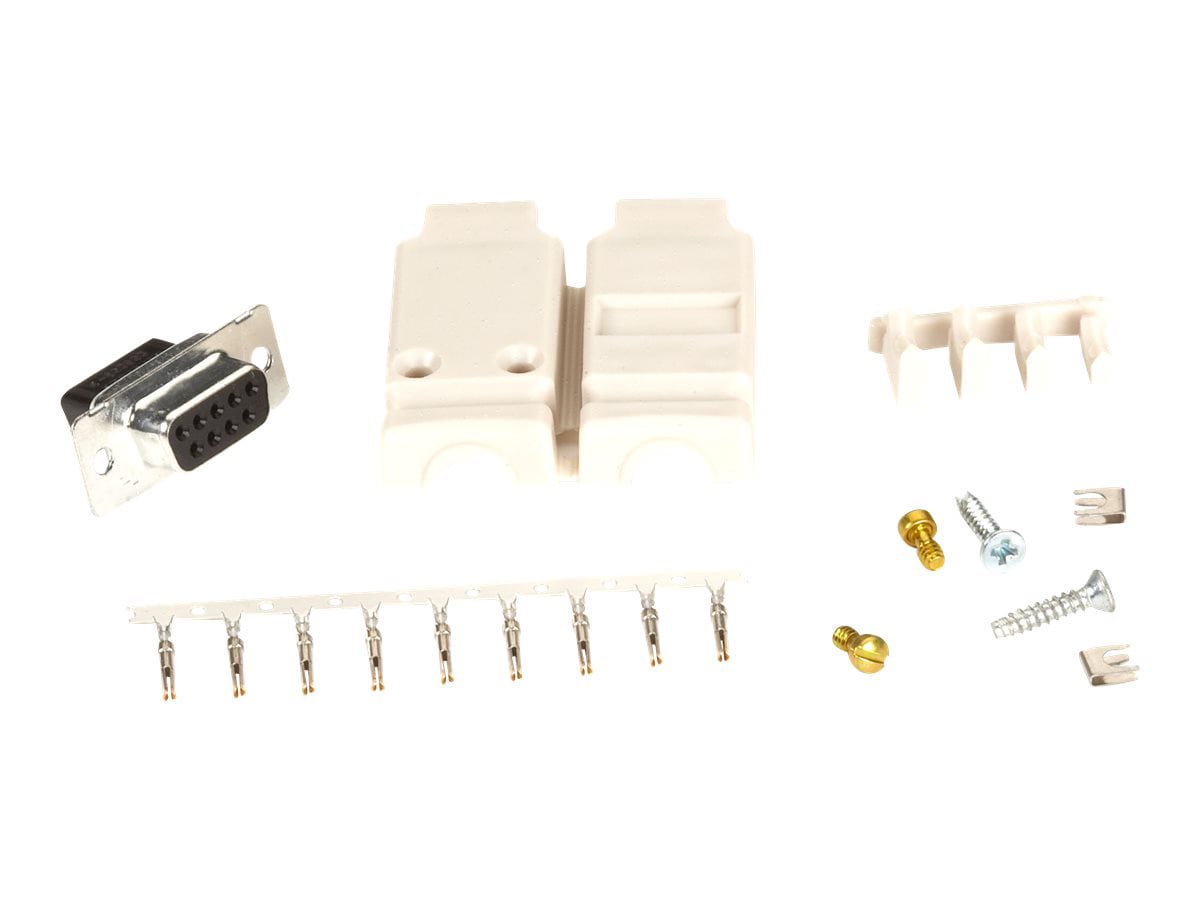 Black Box RS-232 Connector Kit - serial connector - DB-9