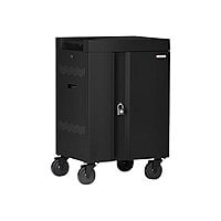 Bretford 24U Cube Cart Mini - Black