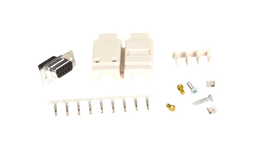 Black Box RS-232 Connector Kit - serial connector - DB-9