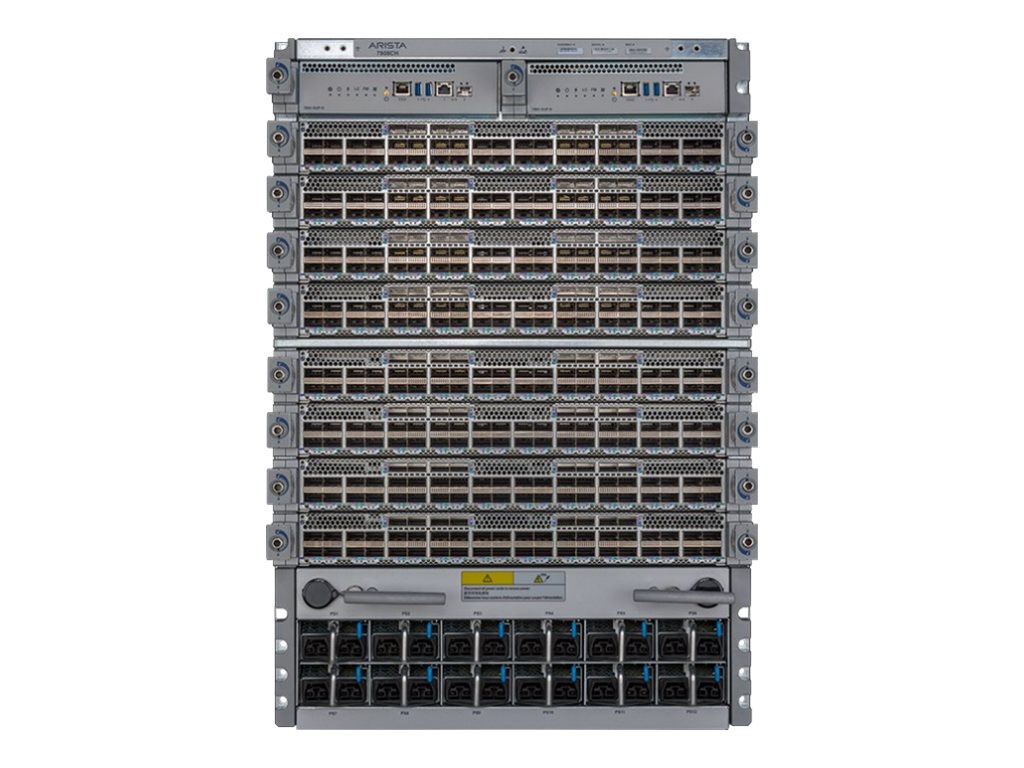 Arista 7800R3 Series 7808R - switch - managed - rack-mountable - with Supervisor module, 6x Fabric modules