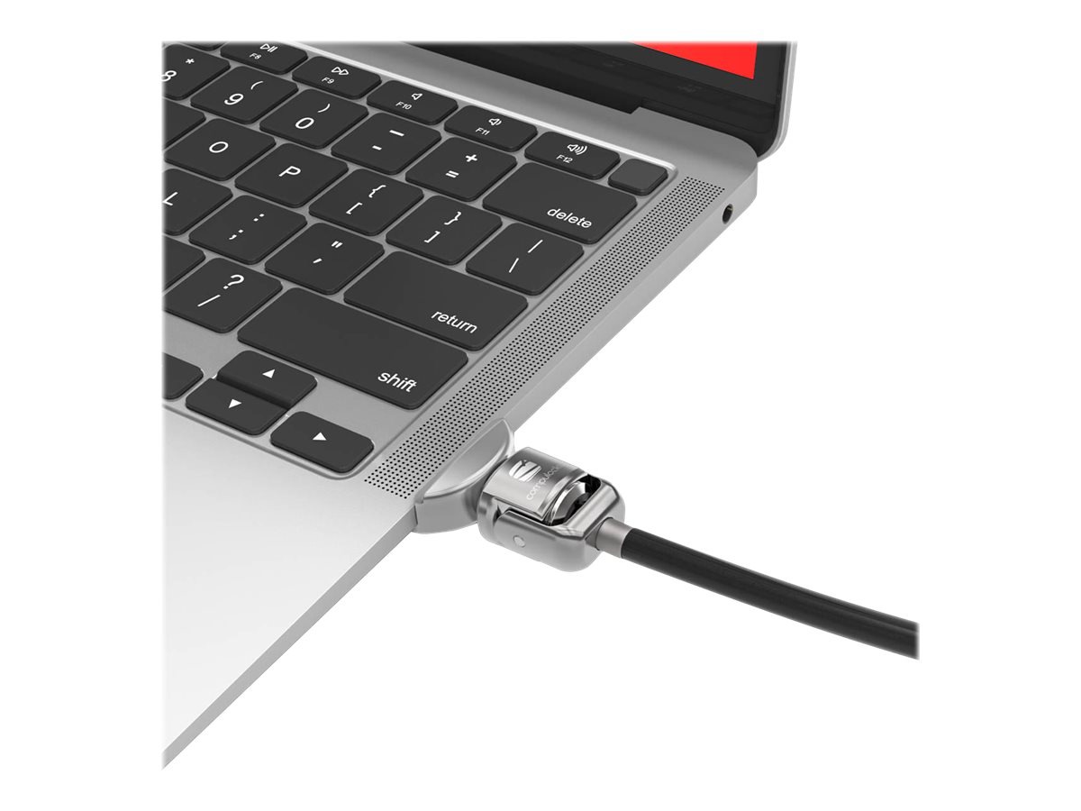 Compulocks MacBook Air 2019-2022 Lock Adapter With Keyed Lock - security cable lock