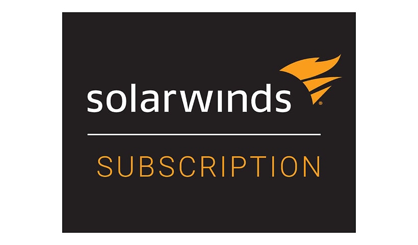 SolarWinds Server Configuration Monitor - licence d'abonnement (1 an) - jusqu'à 50 serveurs gérés