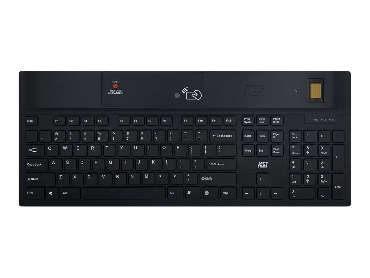 Key Source International KSI-1700 Series KSI-1700-SX HFFFB-21 - keyboard - black Input Device
