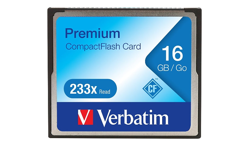 Verbatim Premium - carte mémoire flash - 16 Go - CompactFlash