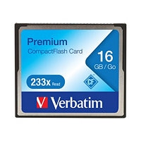 Verbatim Premium - carte mémoire flash - 16 Go - CompactFlash