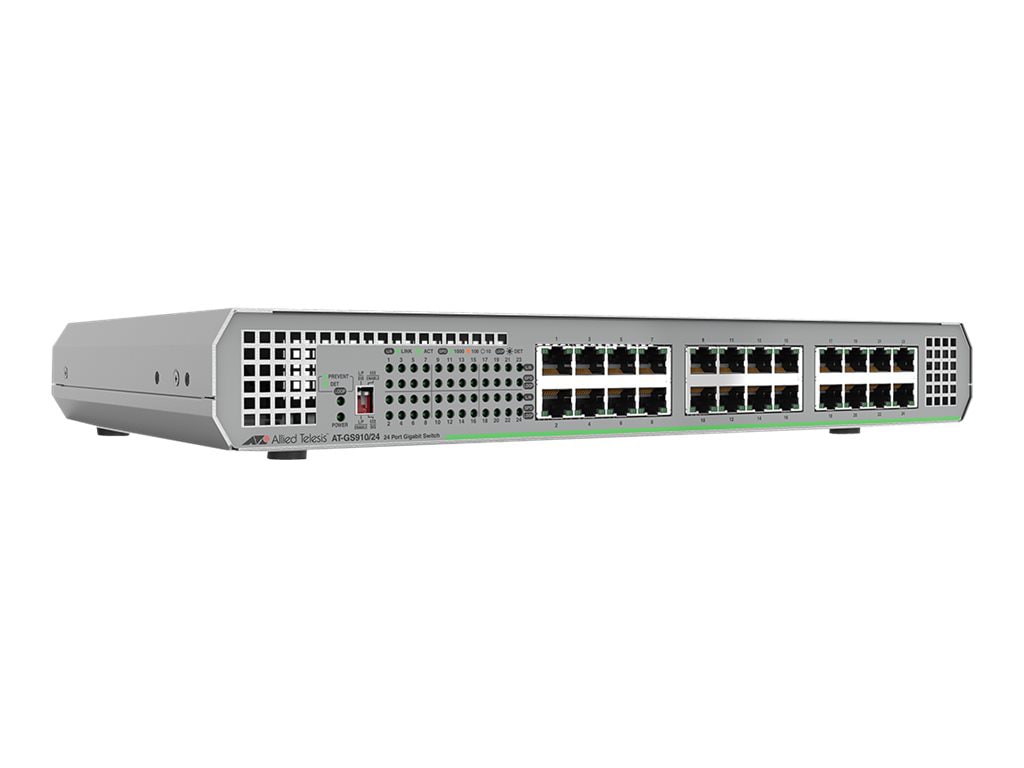 Allied Telesis CentreCOM AT-GS910/24 - switch - 24 ports - unmanaged