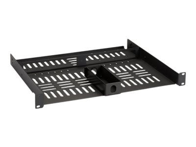 Black Box rack mounting tray - 1U - 19"