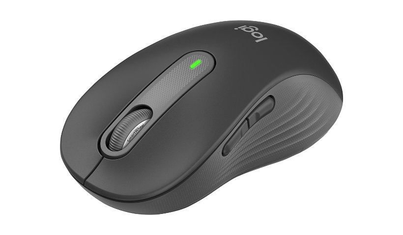 Logitech Signature M650 L LEFT - mouse - full size - Bluetooth, 2.4 GHz - graphite