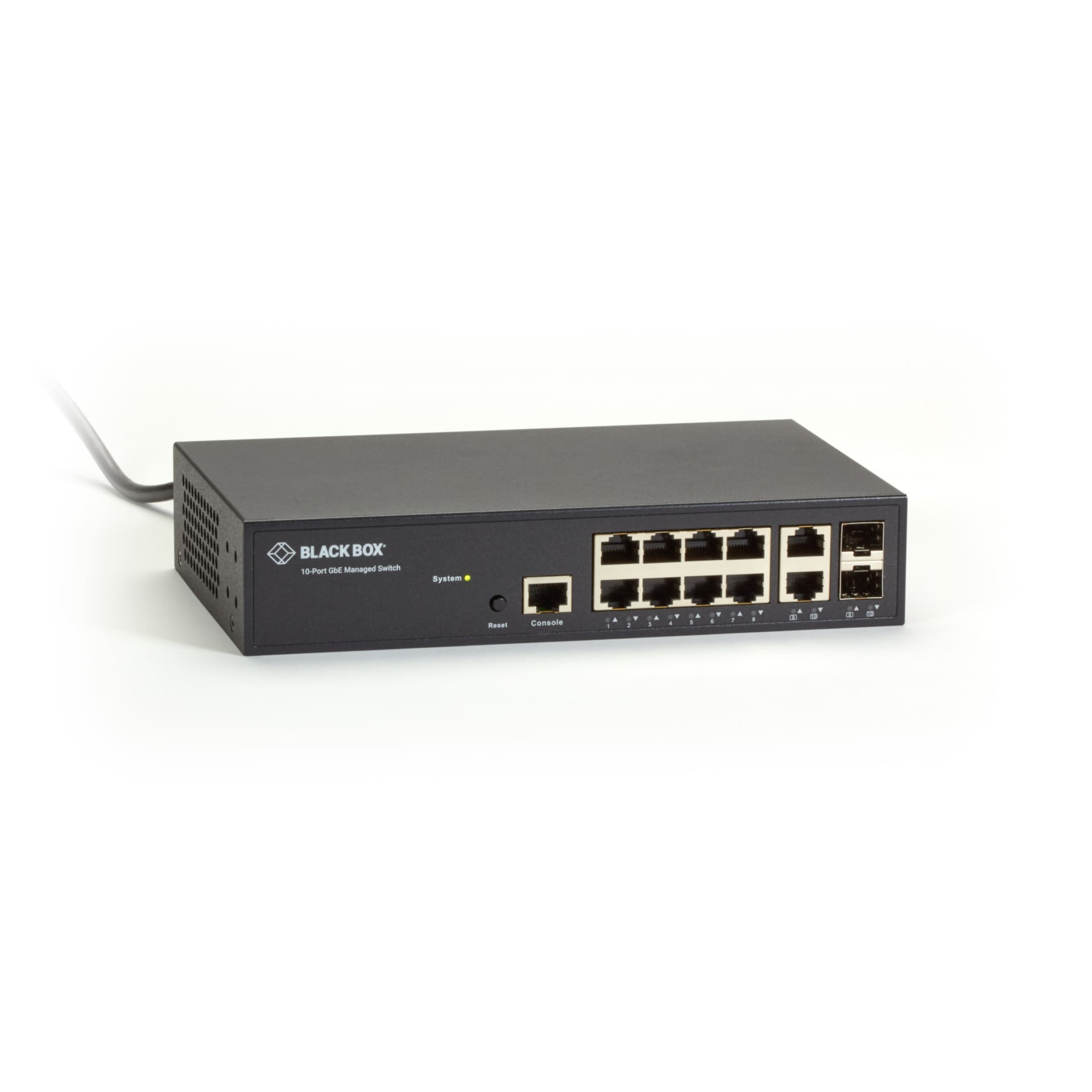 Black Box Gigabit Ethernet Managed Switch - switch - 10 ports - managed - r