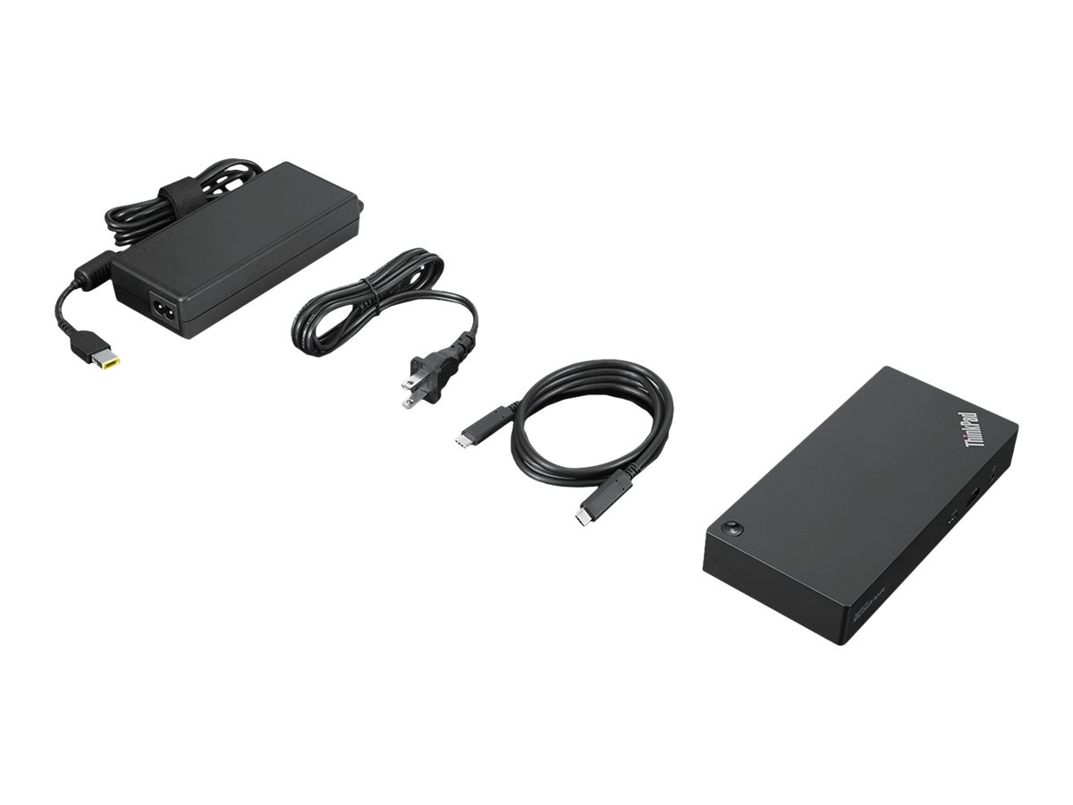 Thumbnail 3 of 5 for Lenovo ThinkPad Universal USB-C Smart Dock - docking station - USB-C - HDMI, 2 x DP - 1GbE