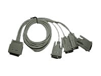 Comtrol - serial cable - 68 pin VHDCI to DB-9 - 3 ft