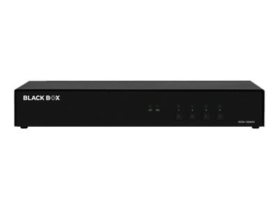 Black Box SECURE KVS4-1004HV - KVM / audio switch - 4 ports - TAA Compliant