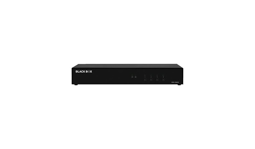 Black Box SECURE KVS4-1004HV - KVM / audio switch - 4 ports - TAA Compliant