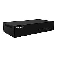 Black Box Secure KVM Switch - 2-Port,Dual-Monitor,FlexPort HDMI/DP
