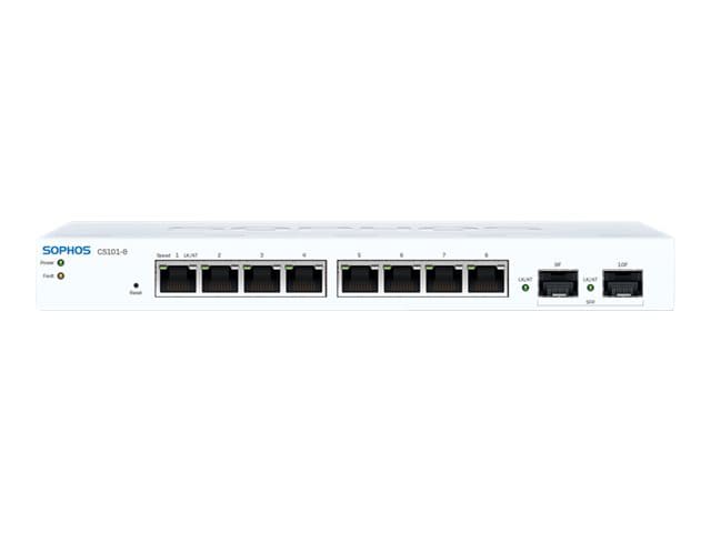Sophos CS101-8 8 Port 10/100/1000BASE-T 2x SFP Ethernet Switch