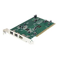 StarTech.com 3 Port 2b 1a PCI 1394b FireWire Adapter Card with DV Editing K