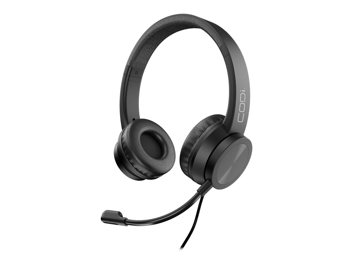 CODi Noise-Cancelling USB-A Headset w/ Boom Microphone