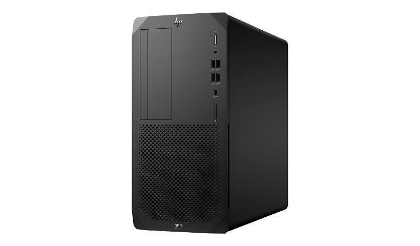 HP Z2 G5 Workstation - 1 x Intel Xeon W-1250 - 16 GB - 512 GB SSD - Tower - Black