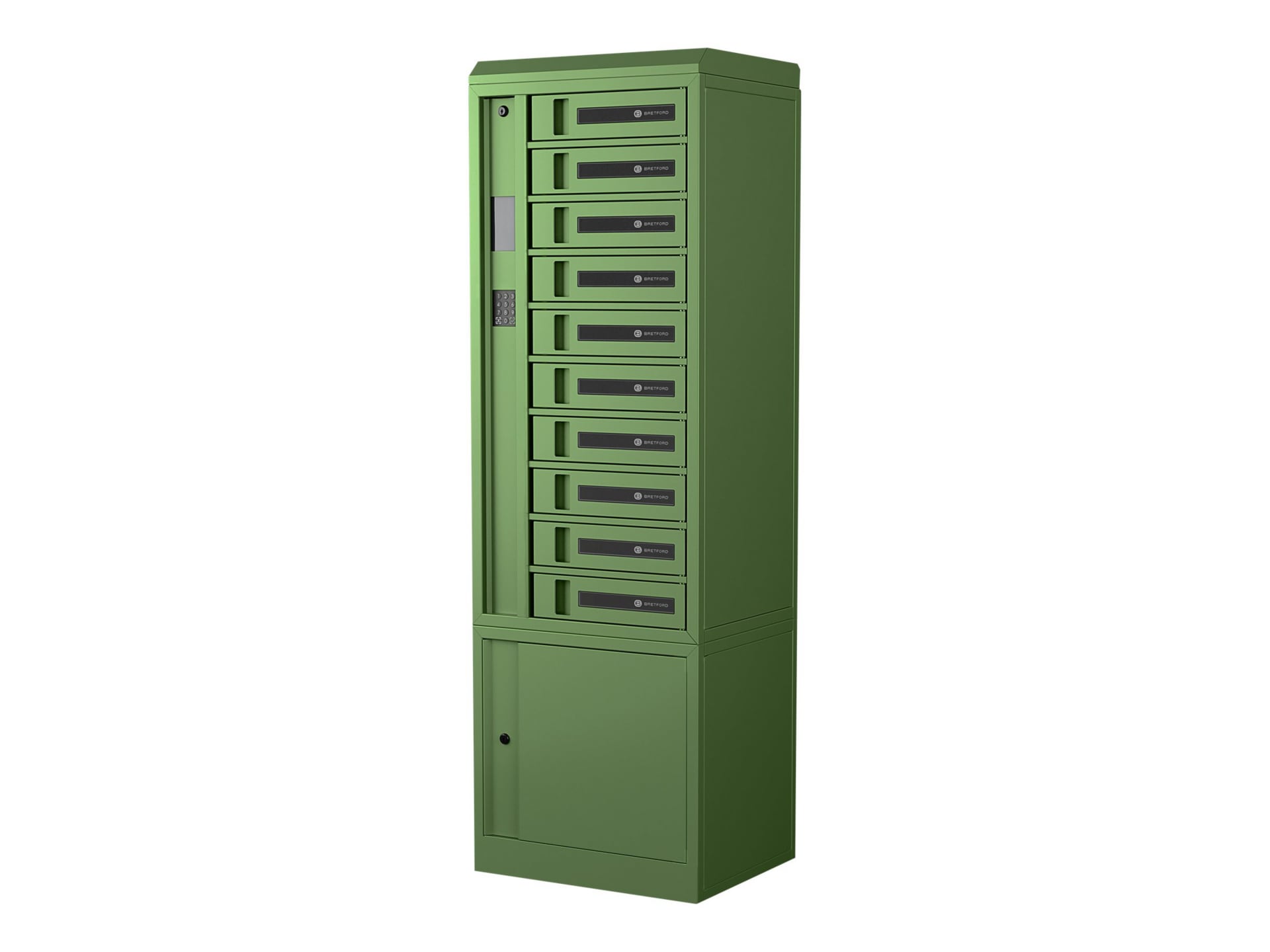 Bretford TechGuard Connect TCLAUS150EF cabinet unit - for 10 notebooks/tabl