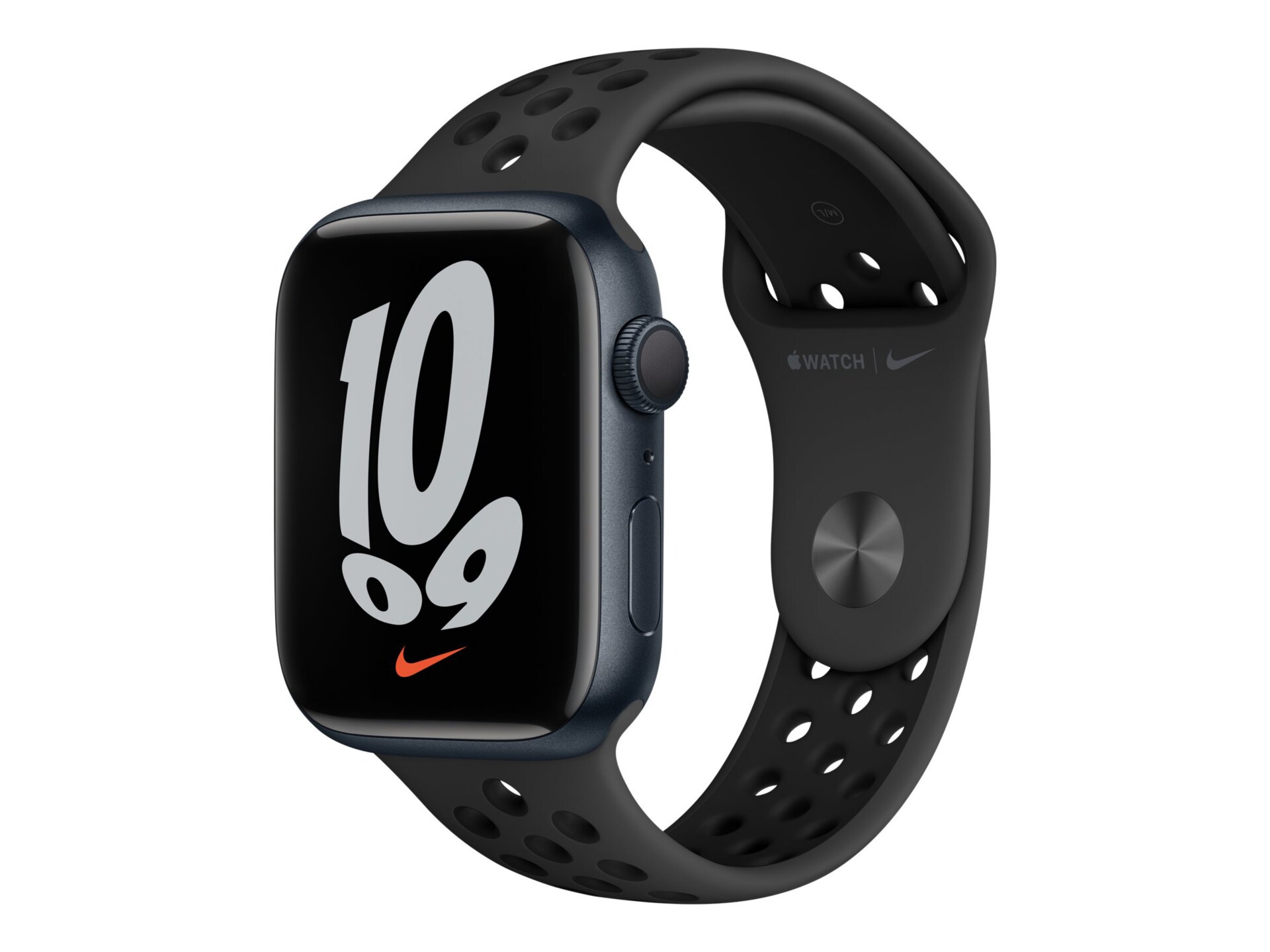 Apple Watch Nike Series 7 (GPS) - midnight aluminum - smart watch with Nike