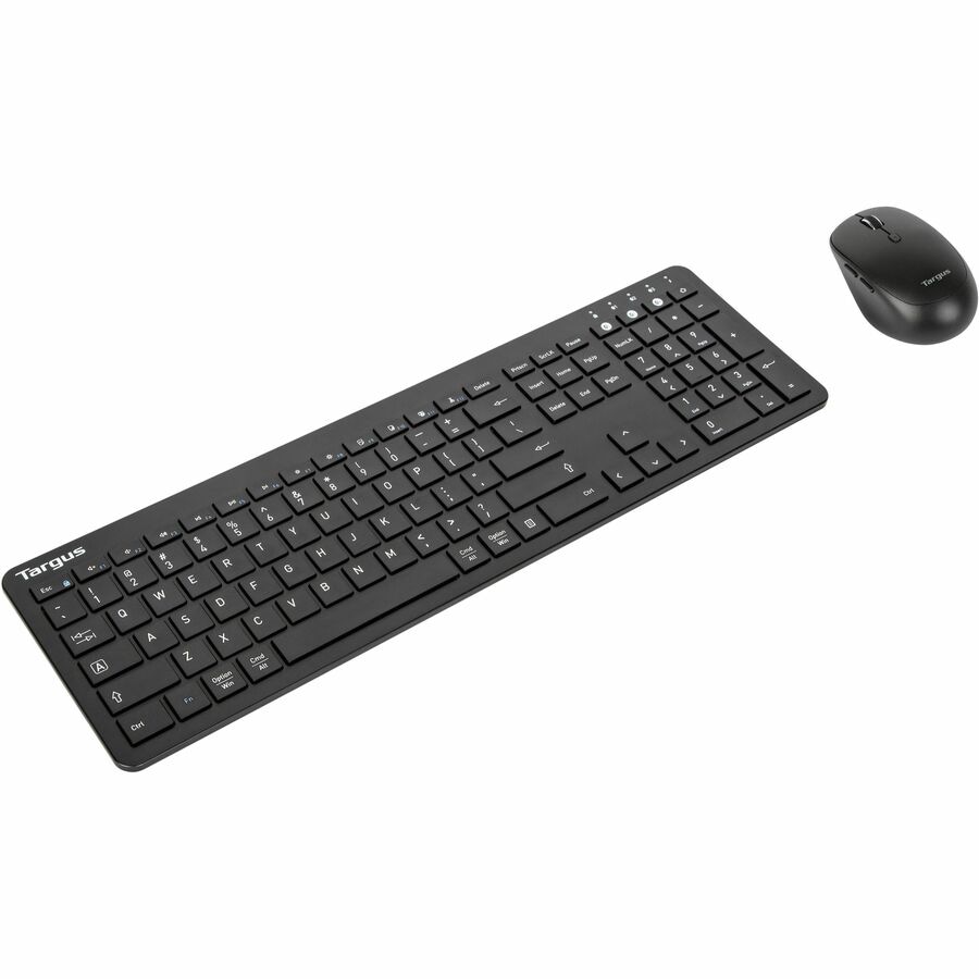 Targus Antimicrobial Full-Size Keyboard and Midsize Comfort Mouse Bundle
