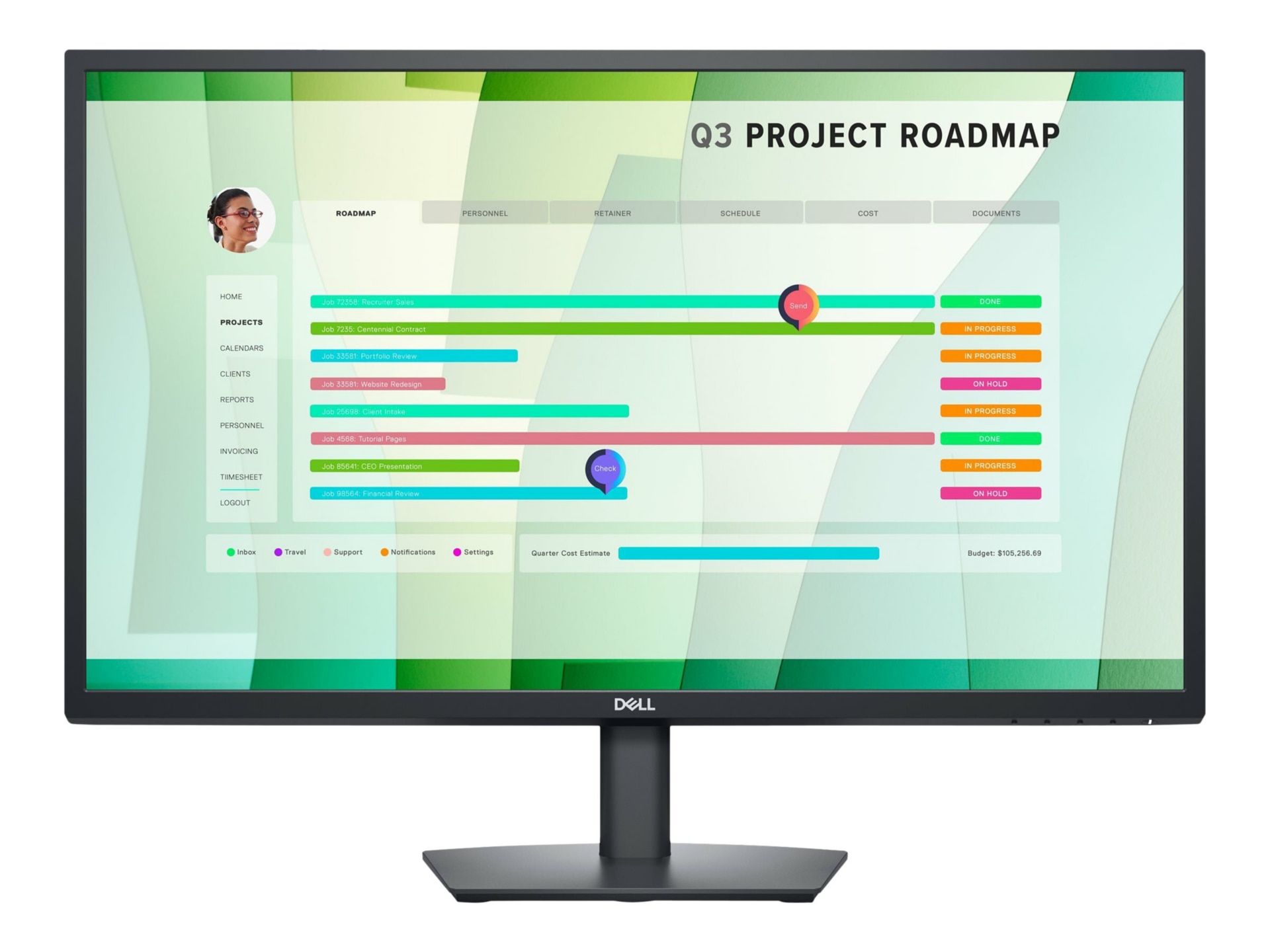 Dell E2723HN - LED monitor - Full HD (1080p) - 27"
