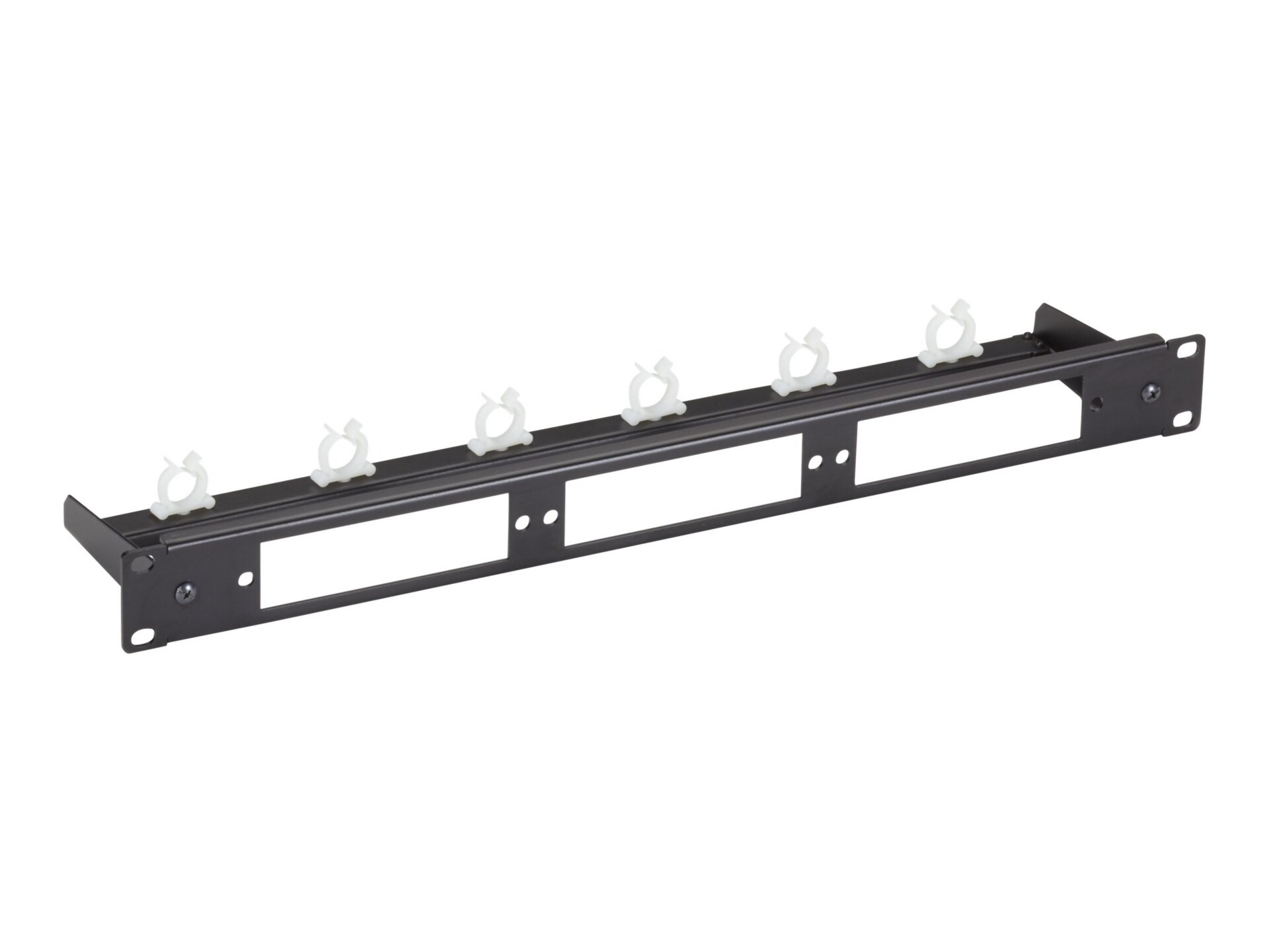 Black Box Universal Rackmount Fiber Panel 3 Port - patch panel - 1U - 19"