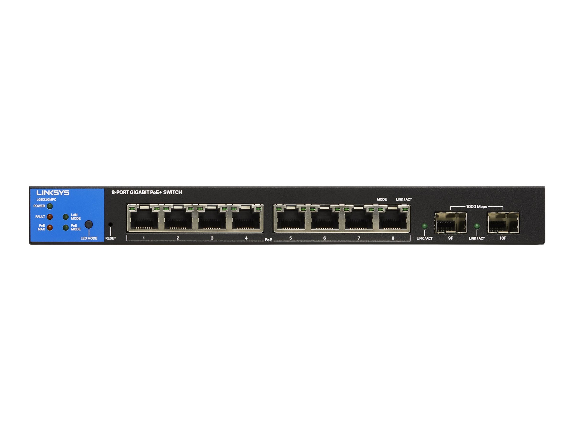 Linksys LGS310MPC - switch - 8 ports - smart - TAA Compliant
