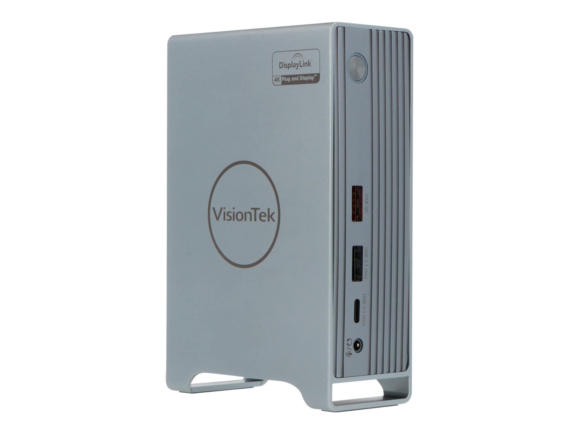 VisionTek VT7100 Triple Display 4K USB-C Docking Station with 100W Power De