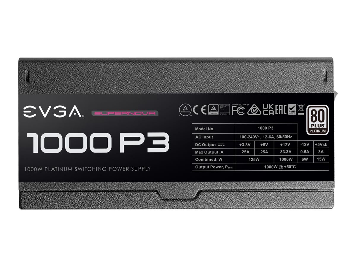 EVGA SuperNOVA 1000 P3 - power supply - 1000 Watt