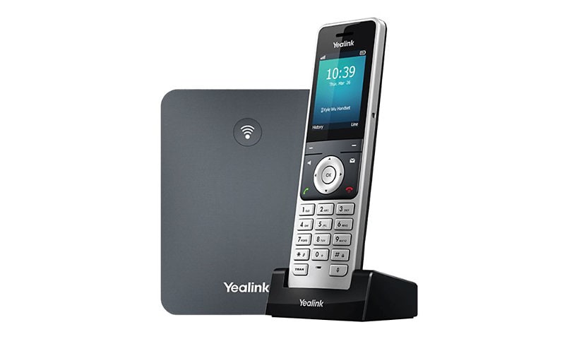 Yealink W76P - téléphone sans fil/téléphone VoIP avec ID d'appelant - (conférence) à trois capacité d'appel