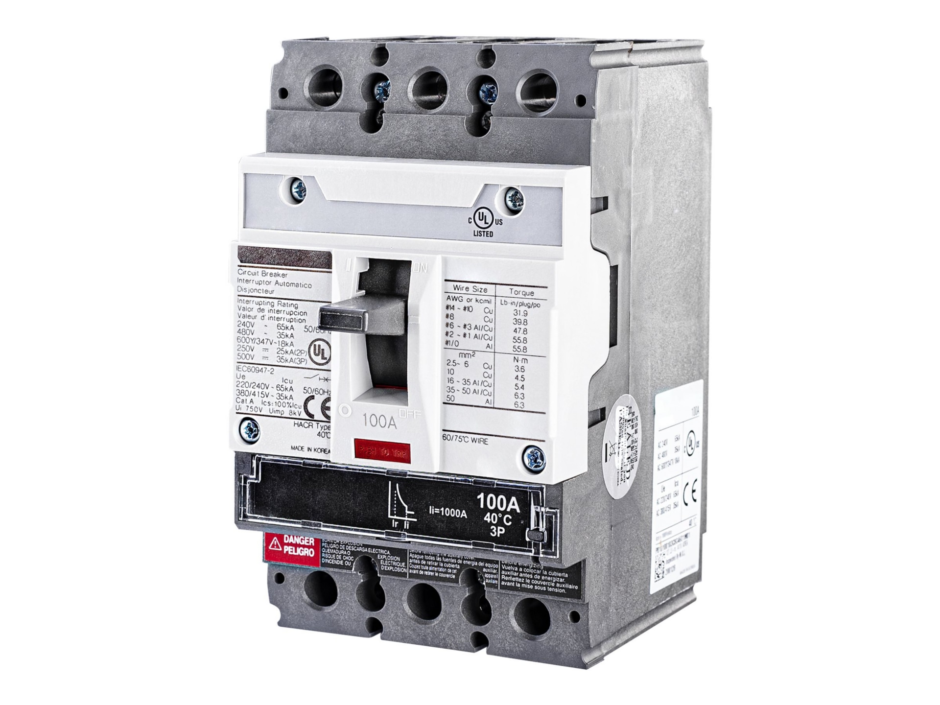 CyberPower SMUCB100UAC 3-Phase Modular UPS 3-Phase Circuit Breaker