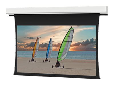 Da-Lite Tensioned Advantage Series Projection Screen - Ceiling-Recessed with Plenum-Rated Case and Trim - 133in Screen