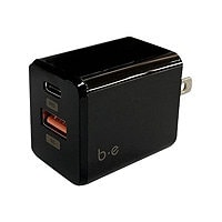 Blu Element BEWCA20WBB power adapter - USB, 24 pin USB-C - 20 Watt