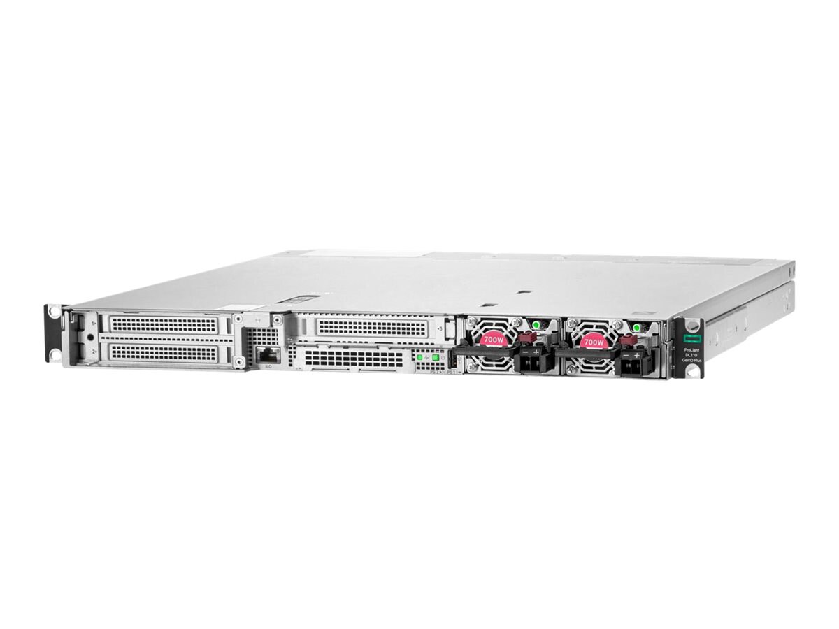 HPE ProLiant DL110 Gen10 Plus Front Cabled Telco - rack-mountable - no CPU - 0 GB - no HDD