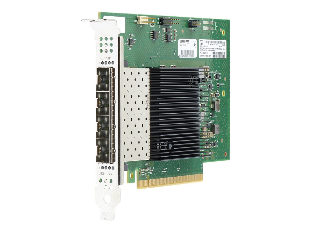 Intel E810-XXVDA4 - adaptateur réseau - PCIe 4.0 x16 - 25 Gigabit SFP28 x 4