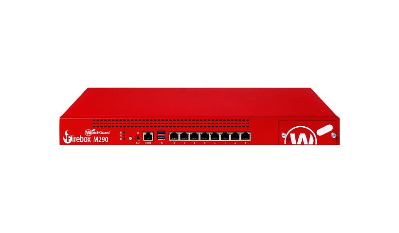 WatchGuard Firebox M290 - security appliance - High Availability - with 1 year Standard Support