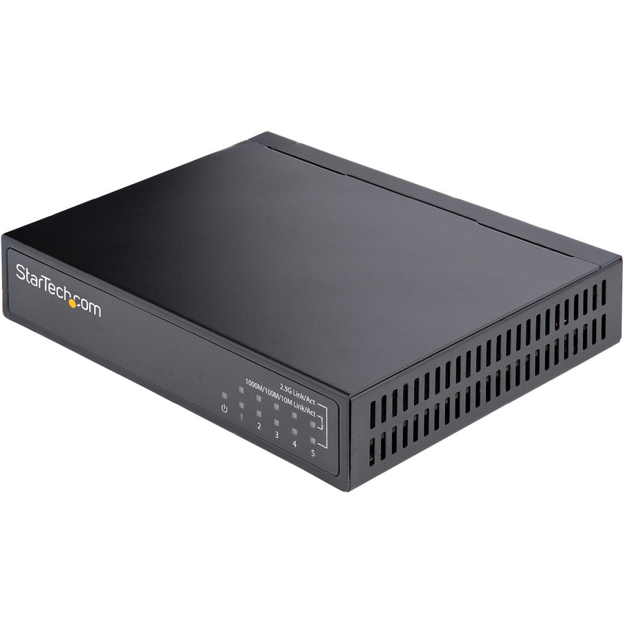 StarTech.com Unmanaged 2.5G Switch, 5 Port 2.5GBASE-T Ethernet Switch