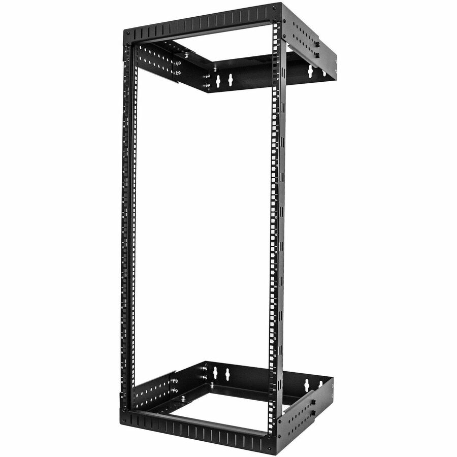 StarTech.com 2-Post 24U Heavy-Duty Wall Mount Network Rack, 19 Open Frame S