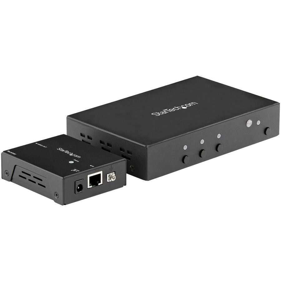 StarTech.com HDMI Extender over CAT6 with 3 Port 4K HDMI Video Switcher Box