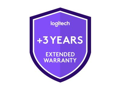 Logitech Extended Warranty - contrat de maintenance prolongé - 3 années