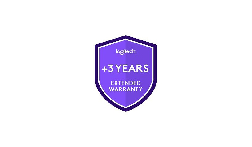 Logitech Extended Warranty - extended service agreement - 3 years