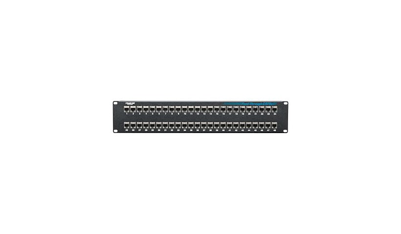 Black Box Feed-Through patch panel - 2U - 19"