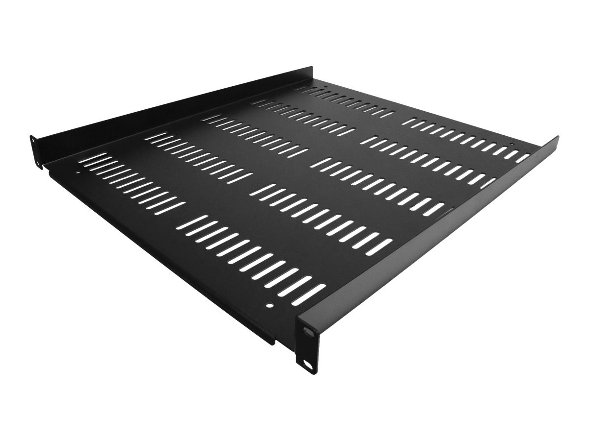 StarTech 1U Vented Server Rack Cabinet Shelf - Fixed 20" Deep Cantilever Ra